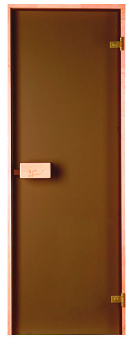 Дверь для сауны Haserv SAUNAX бронза матовая 700*1900мм  ― harviasauna.com.ua